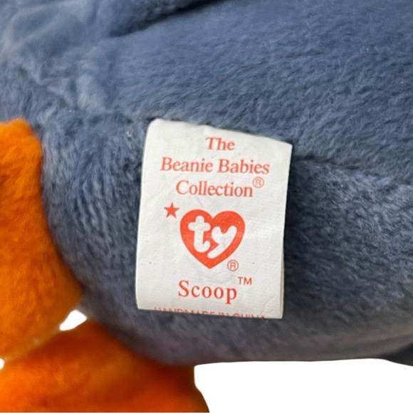 Ty Beanie Babies Scoop The Pelican 1996 Retired, Rare With Tags - Picture 7 of 8